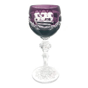 Amethyst Claddagh Cordial Glass